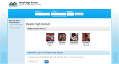 Desktop Screenshot of heathhighschool.org